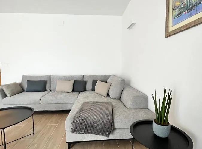 Blue Apartment With Shared Pool